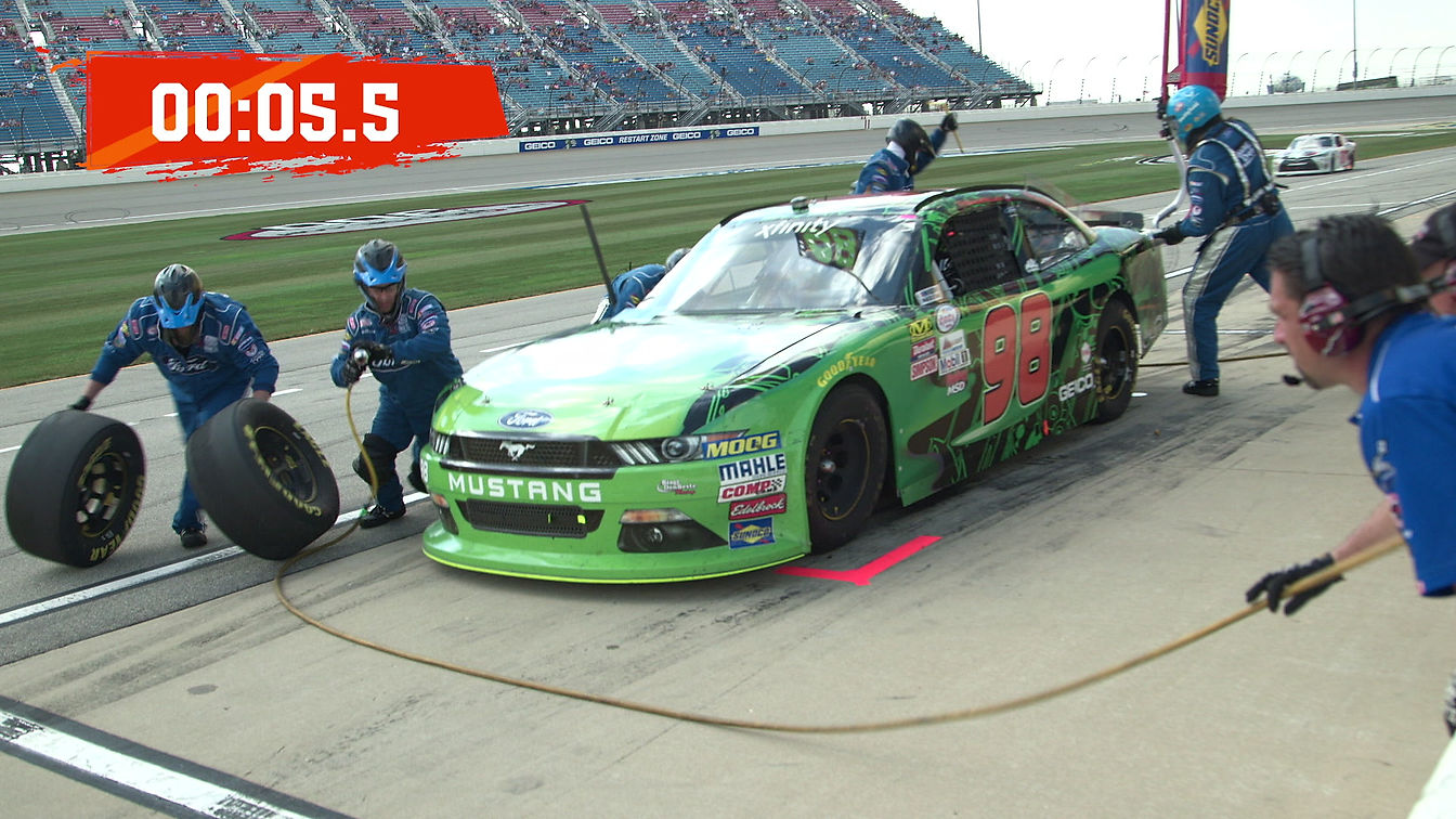 Bubba Wallace Pit Stop
